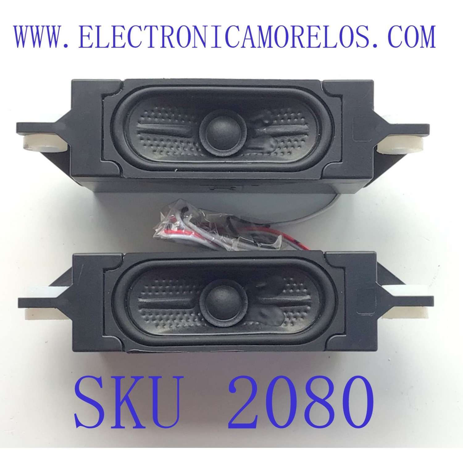 KIT DE BOCINAS ORIGINAL PARA TV HISENSE 2 PIEZAS / NUMERO DE PARTE VIT33100 / 220210K / 10W6Ω / PANEL JHD315X1H61-TXL / MODELO 32H4G5 / 32A45K / 32A4K / 40A4NV / 43A4NV / 43A43KV